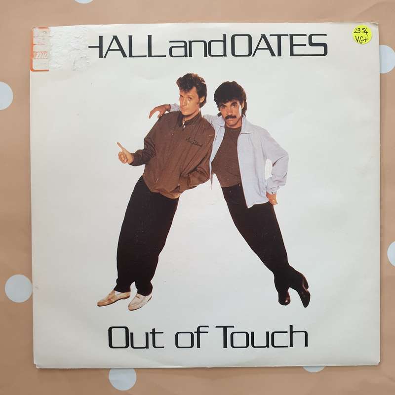 Daryl Hall John Oates  Out Of Touch - Vinyl 7" Record - Very-Good+ Quality (VG+)