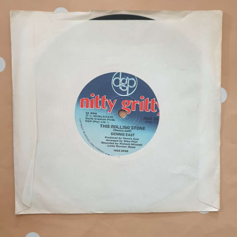 Dennis East  Ouch / This Rolling Stone - Vinyl 7" Record - Very-Good+ Quality (VG+)