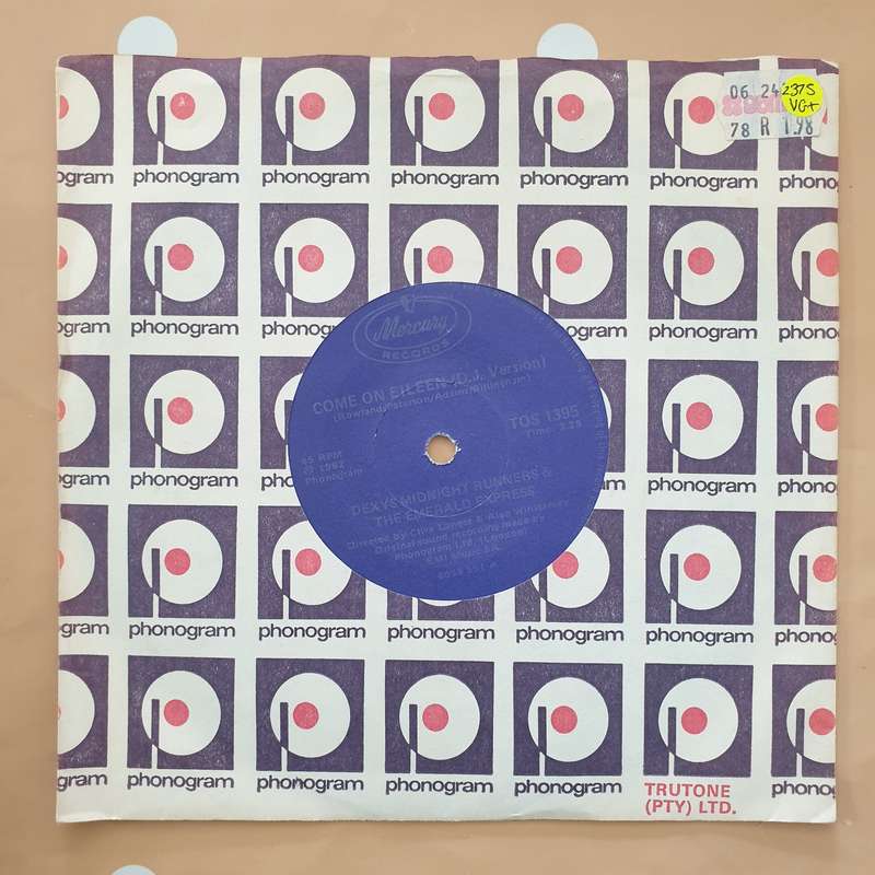 Dexys Midnight Runners & The Emerald Express  Come On Eileen - Vinyl 7" Record - Very-Good+...