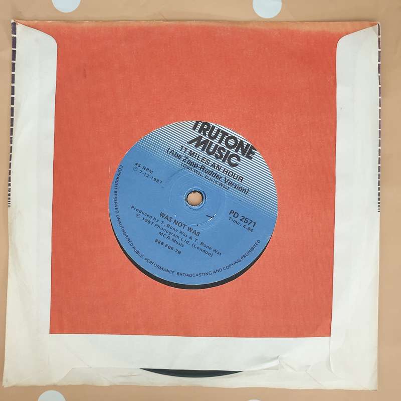 Was (Not Was)  Walk The Dinosaur - Vinyl 7" Record - Very-Good+ Quality (VG+)