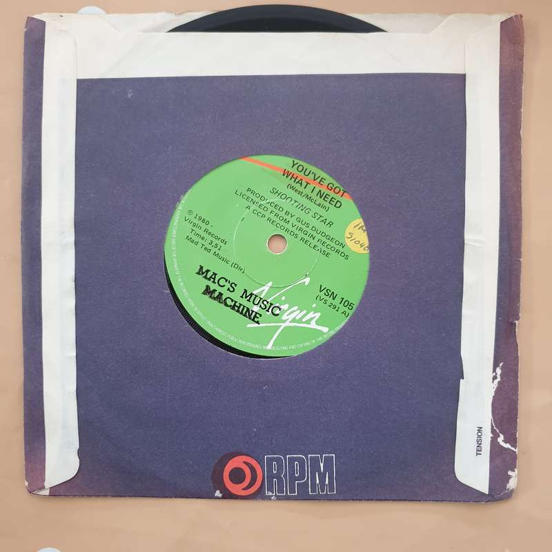 Shooting Star  You've Got What I Need / Bring It On - Vinyl 7" Record - Very-Good+ Quality ...