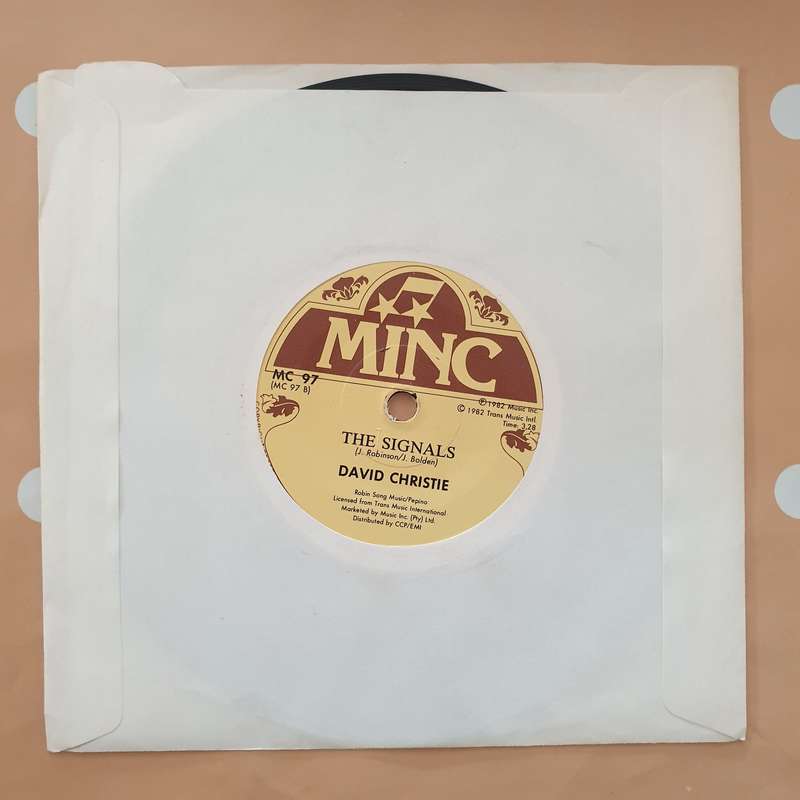 David Christie  Saddle Up / The Signals - Vinyl 7" Record - Very-Good+ Quality (VG+)