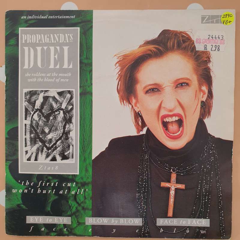 Propaganda's  Duel - Vinyl 7" Record - Very-Good+ Quality (VG+)