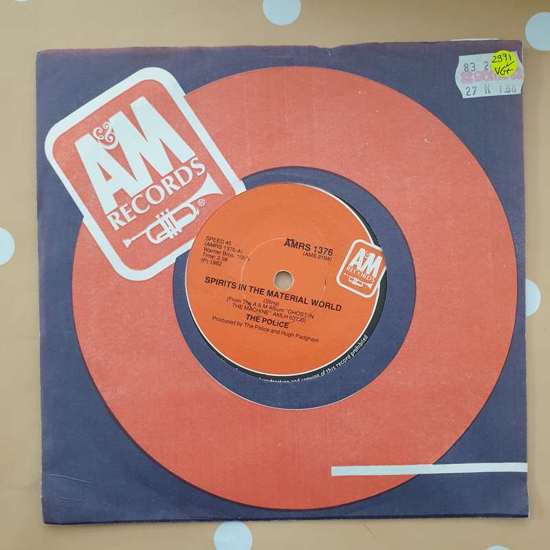 The Police  Spirits In The Material World - Vinyl 7" Record - Very-Good+ Quality (VG+)