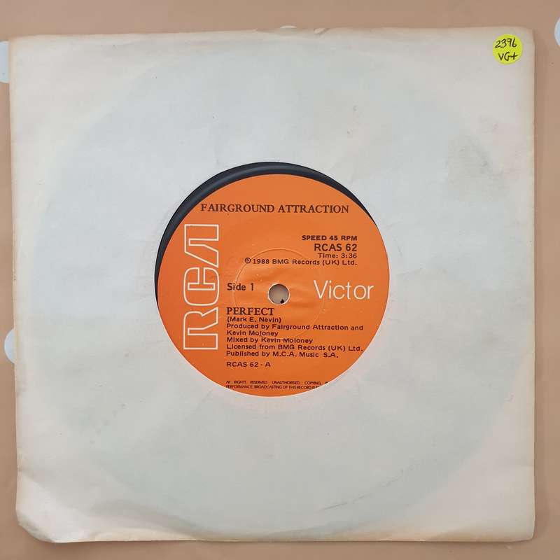Fairground Attraction  Perfect - Vinyl 7" Record - Very-Good+ Quality (VG+)