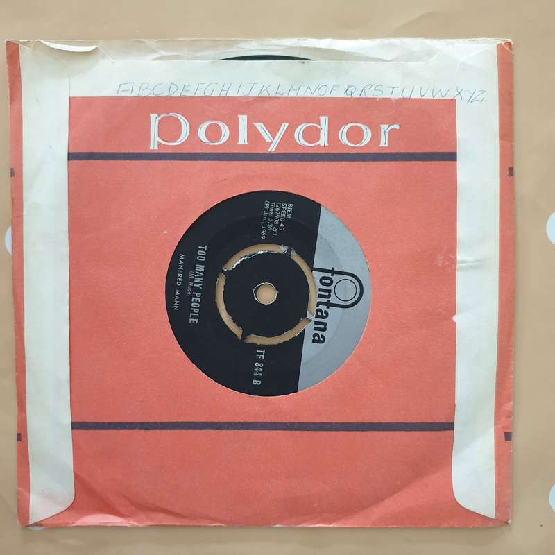 Manfred Mann  Fox On The Run - Vinyl 7" Record - Very-Good- Quality (VG-)