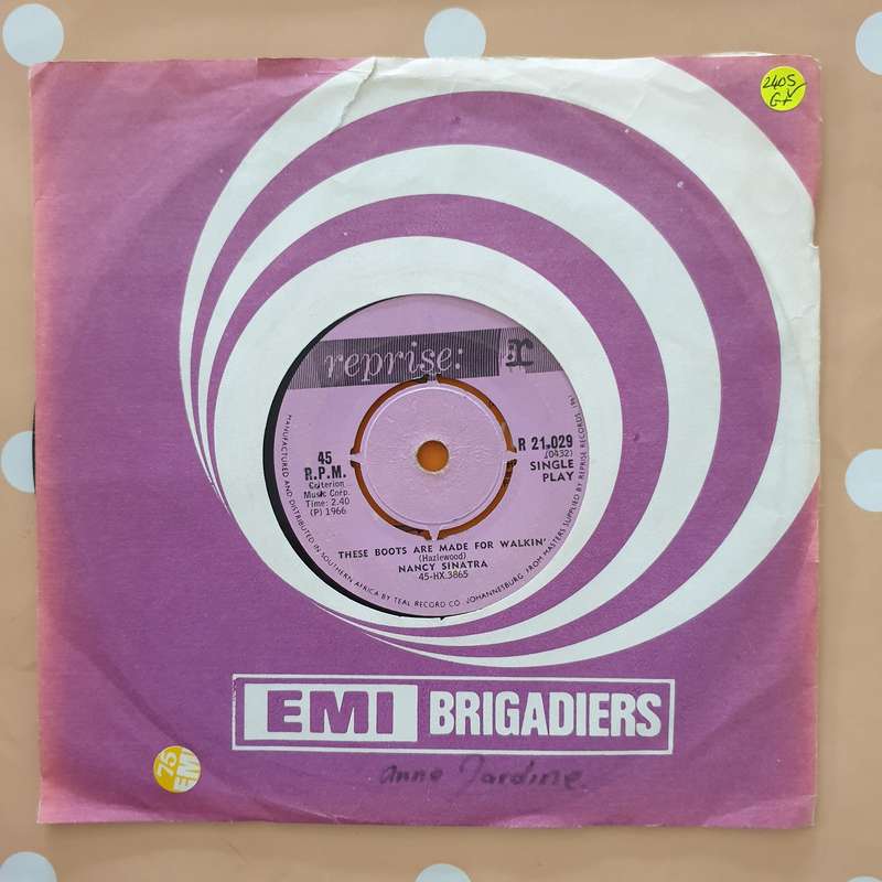 Nancy Sinatra  These Boots Are Made For Walkin' - Vinyl 7" Record - Good+ Quality (G+)