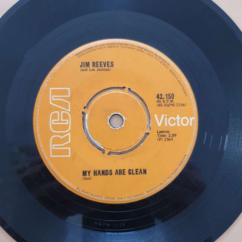 Jim Reeves  But You Love Me, Daddy - Vinyl 7" Record - Good Quality (G)