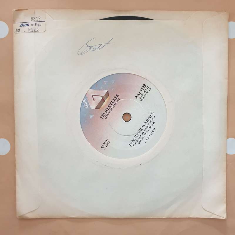 Jennifer Warnes  Could It Be Love - Vinyl 7" Record - Very-Good+ Quality (VG+)