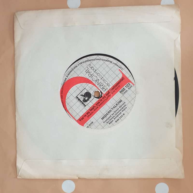 Modern Talking  You're My Heart, You're My Soul - Vinyl 7" Record - Very-Good+ Quality (VG+)