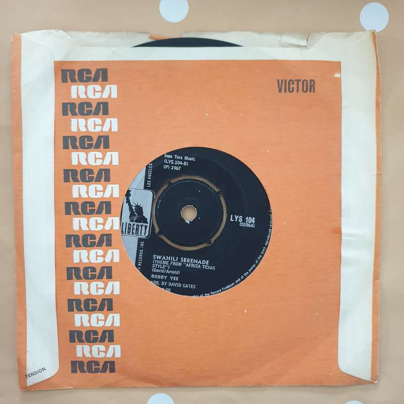 Bobby Vee  Come Back When You Grow Up / Swahili Serenade - Vinyl 7" Record - Good Quality (G)