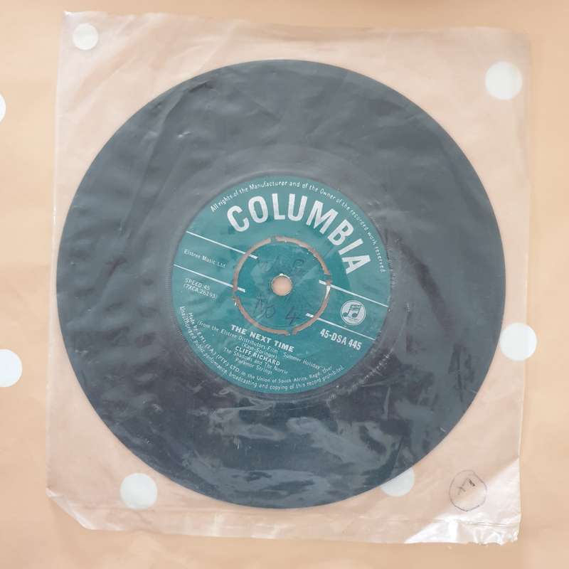Cliff Richard, The Shadows  The Next Time / Bachelor Boy - Vinyl 7" Record - Good Quality (G)