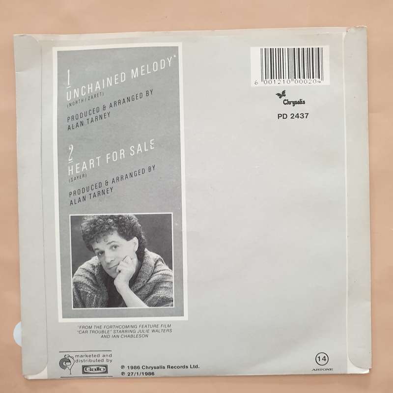 Leo Sayer  Unchained Melody - Vinyl 7" Record - Very-Good+ Quality (VG+)
