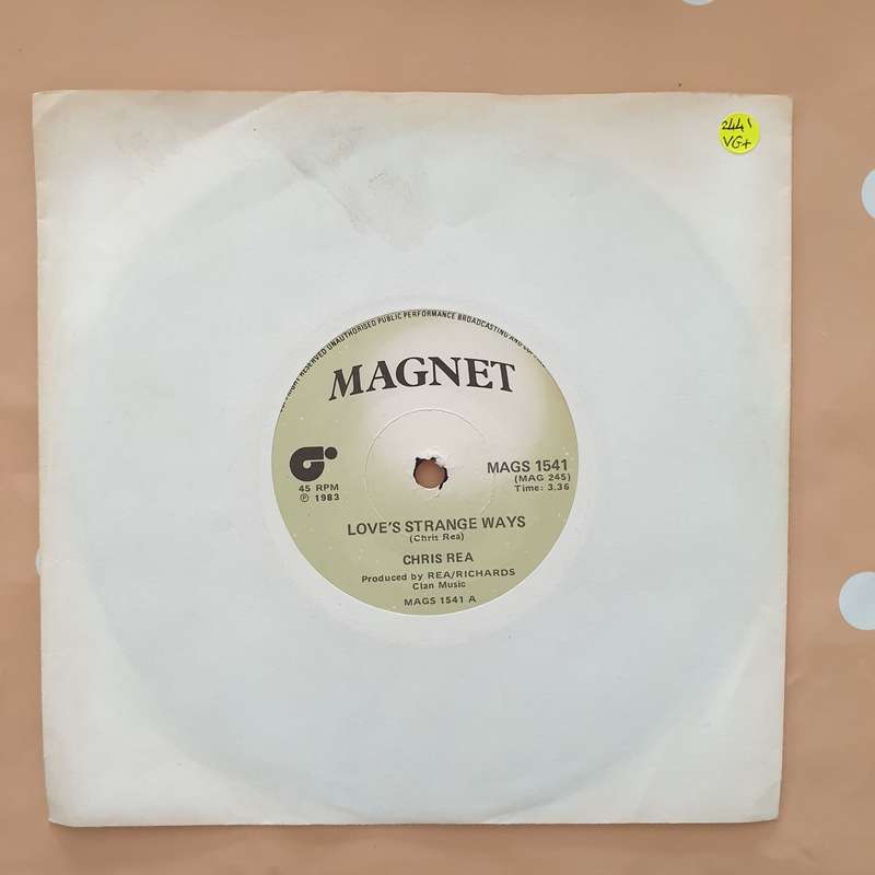 Chris Rea  Love's Strange Ways - Vinyl 7" Record - Very-Good+ Quality (VG+)