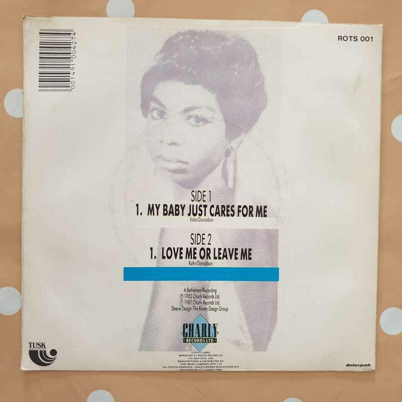Nina-Simone-My-Baby-Just-Cares-For-Me - Vinyl 7" Record - Very-Good+ Quality (VG+)