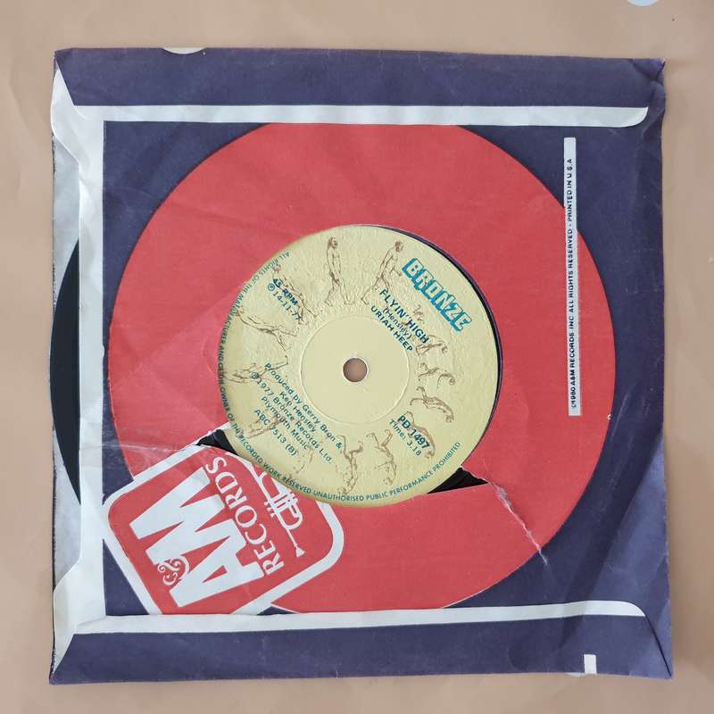 Uriah Heep  Free me - Vinyl 7" Record - Very-Good- Quality (VG-)