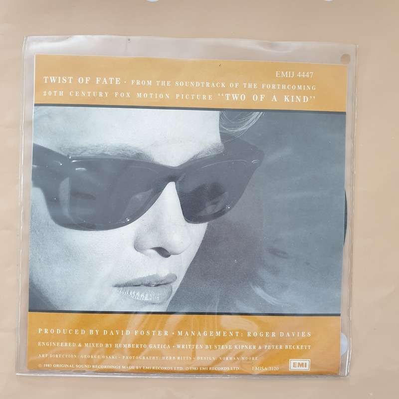 Olivia  Twist Of Fate - Vinyl 7" Record - Very-Good+ Quality (VG+)