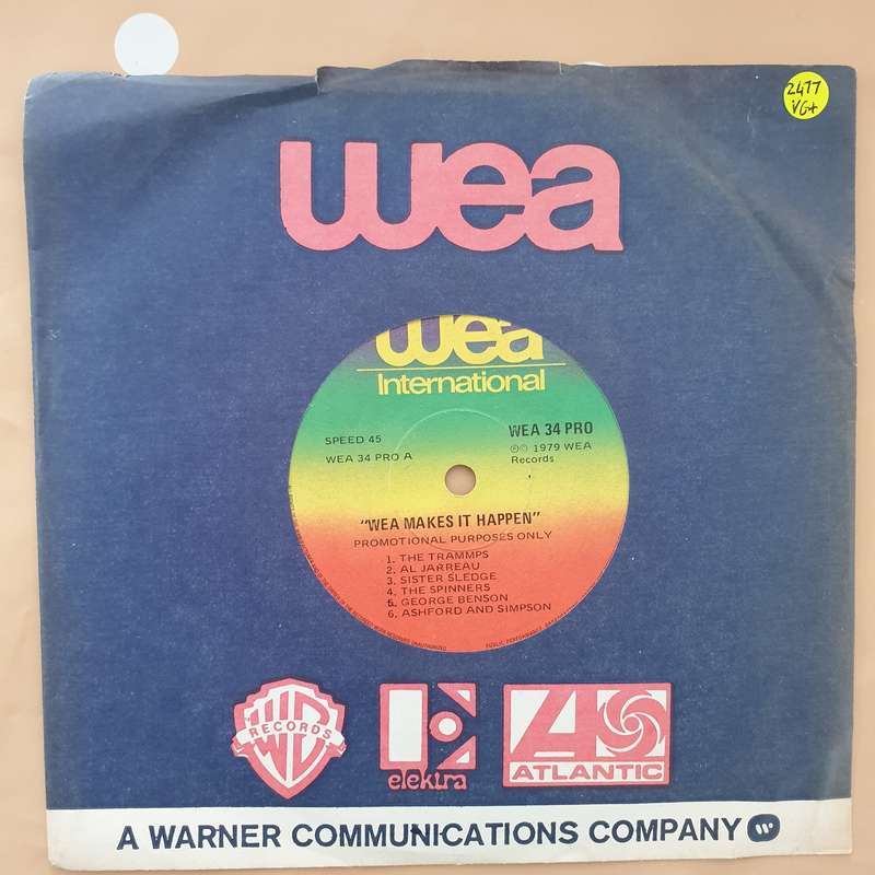 WEA Makes It Happen - Vinyl 7" Record - Very-Good+ Quality (VG+)