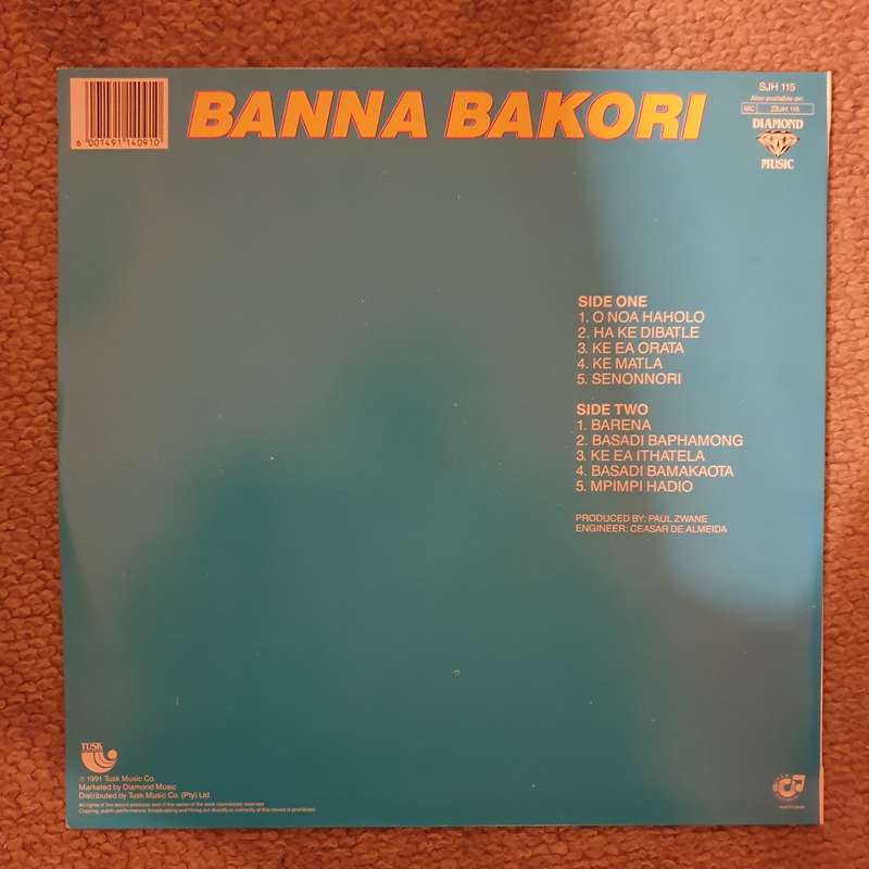 Banna Bakori - Vinyl LP Record - Mint Quality (M)