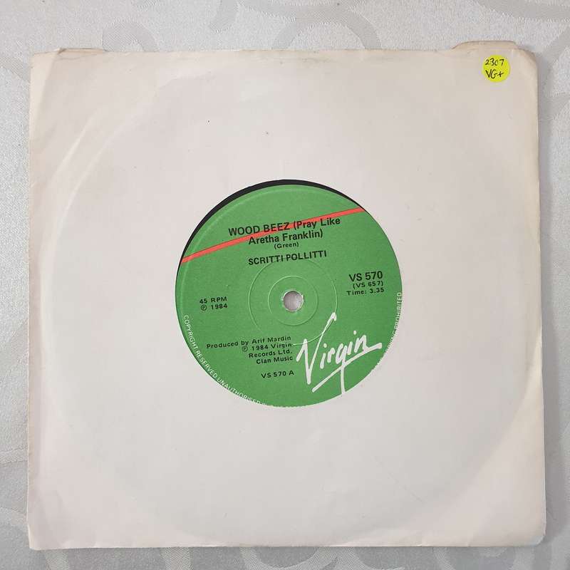 Scritti Politti  Wood Beez (Pray Like Aretha Franklin) - Vinyl 7" Record - Very-Good+ Quali...