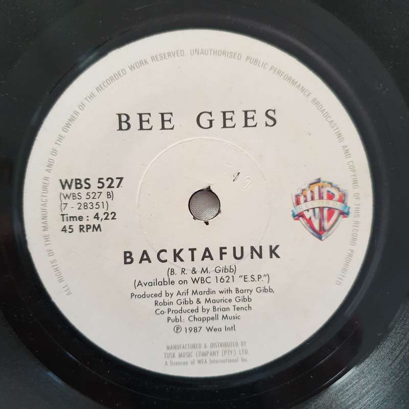 Bee Gees  You Win Again / Backtafunk - Vinyl 7" Record - Good+ Quality (G+)
