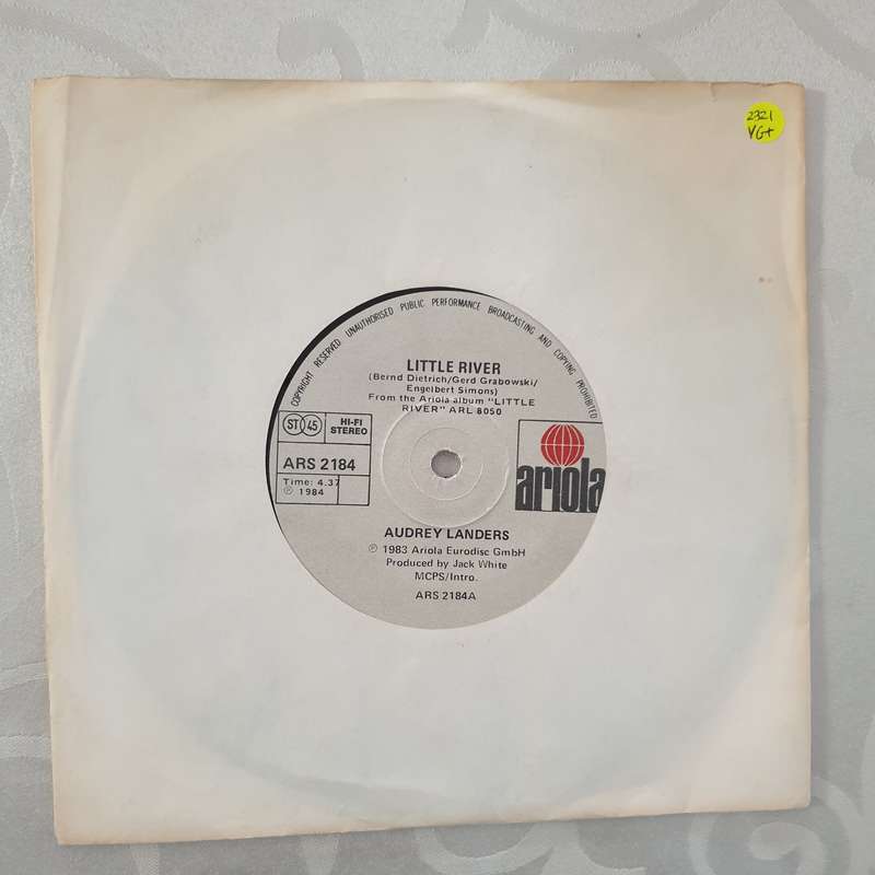 Audrey Landers - Little River - Vinyl 7" Record - Very-Good+ Quality (VG+)