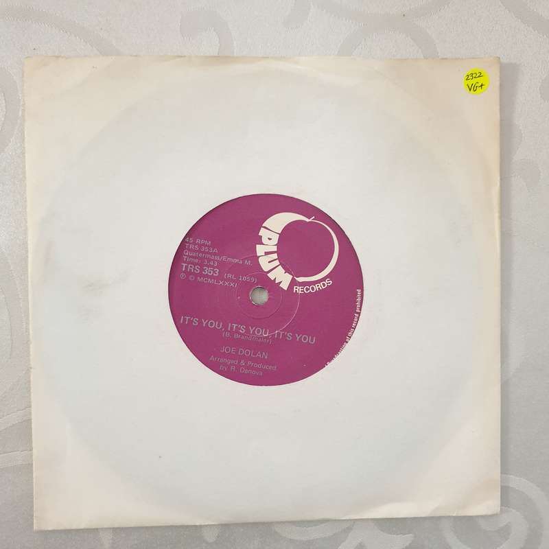 Joe Dolan  It's You, It's You, It's You / Spirit Of Love - Vinyl 7" Record - Very-Good+ Qua...