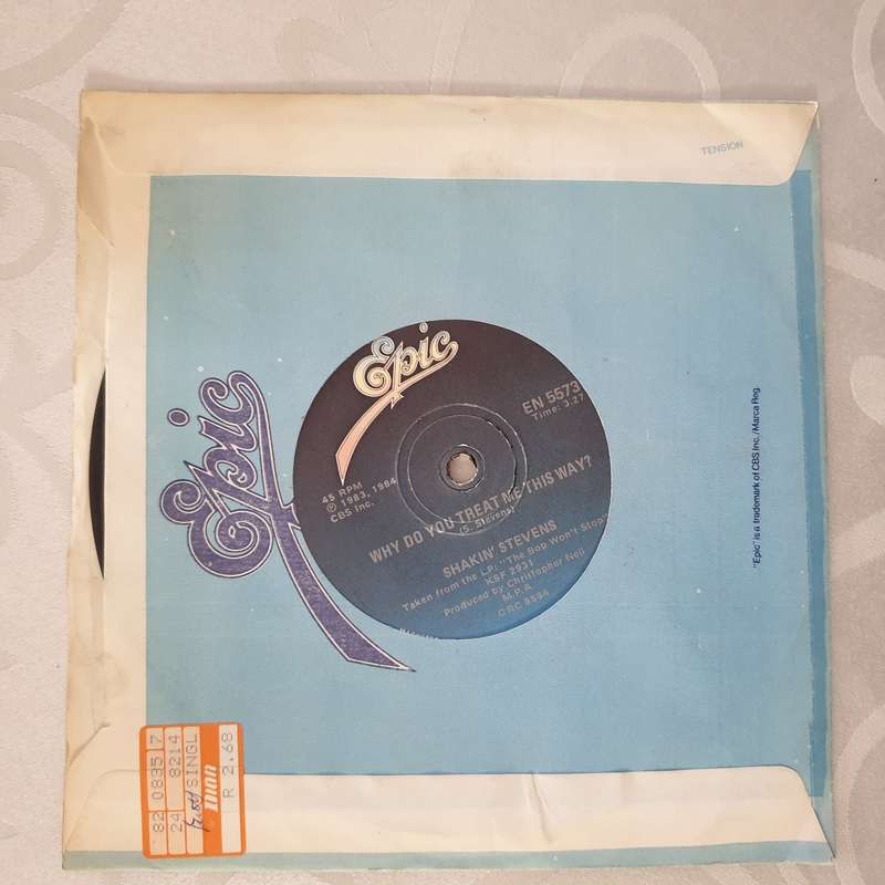 Shakin' Stevens  What Do You Want To Make Those Eyes At Me For - Vinyl 7" Record - Very-Goo...