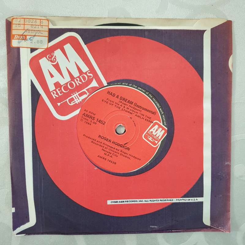 Roger Hodgson  Had A Dream - Vinyl 7" Record - Very-Good+ Quality (VG+)