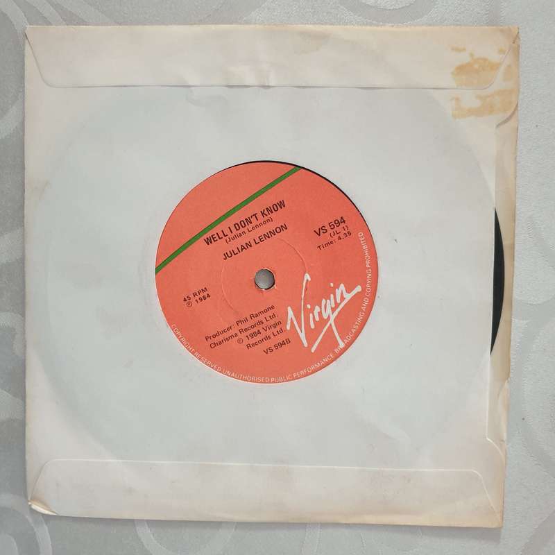 Julian Lennon  Too Late For Goodbyes - Vinyl 7" Record - Very-Good+ Quality (VG+)