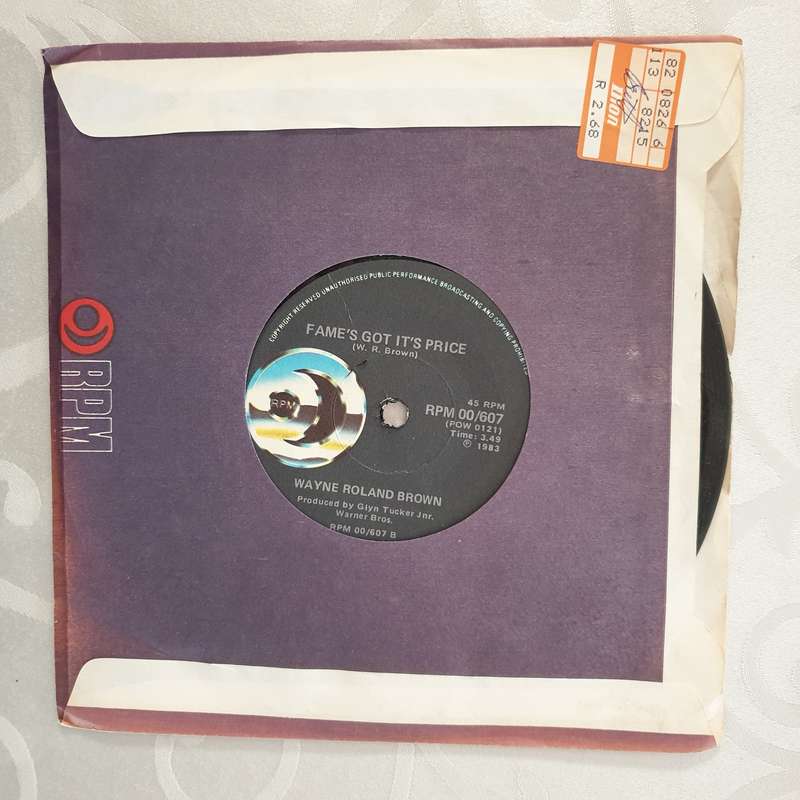 Wayne Roland Brown  Trick Of The Light - Vinyl 7" Record - Very-Good+ Quality (VG+)