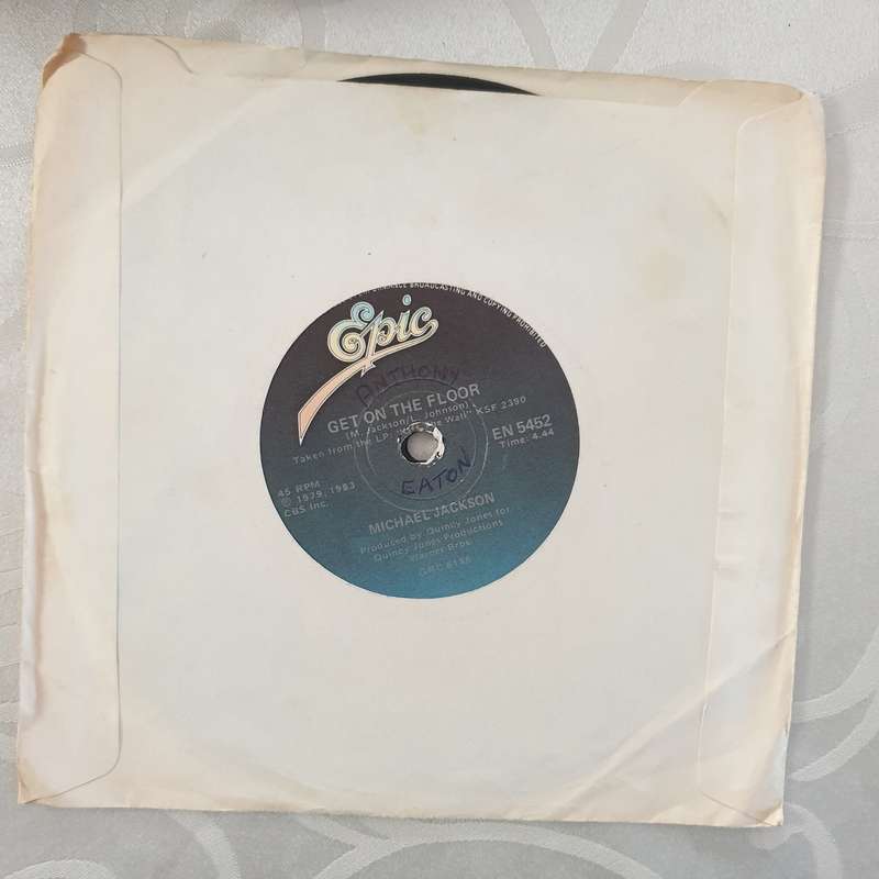 Michael Jackson  Beat It - Vinyl 7" Record - Very-Good+ Quality (VG+)