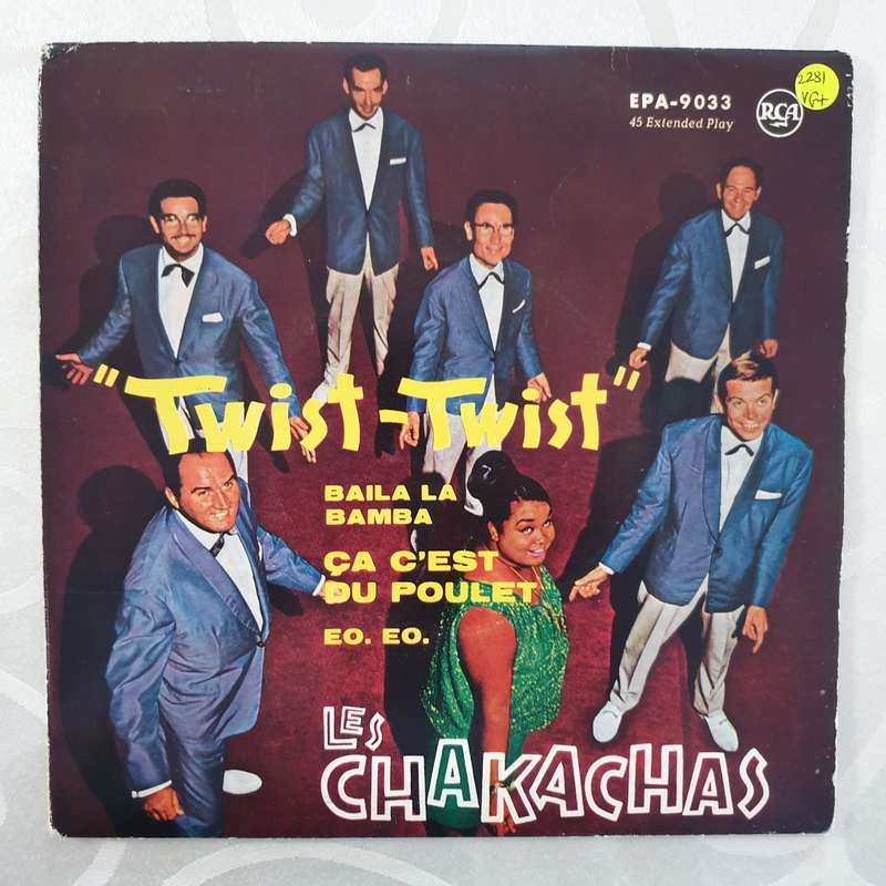 Les Chakachas  Twist-Twist - Vinyl 7" Record - Very-Good+ Quality (VG+)