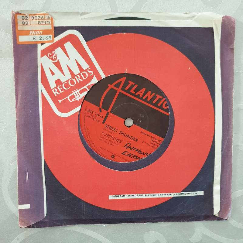 Foreigner  I Want To Know What Love Is - Vinyl 7" Record - Very-Good+ Quality (VG+)