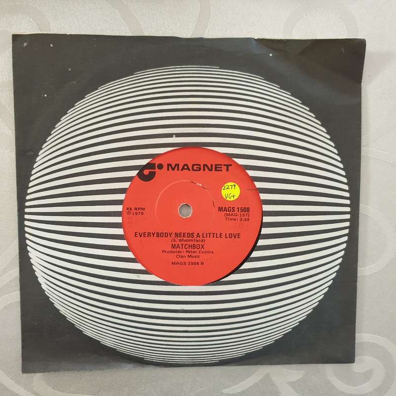 Matchbox  Buzz Buzz A Diddle It - Vinyl 7" Record - Very-Good+ Quality (VG+)