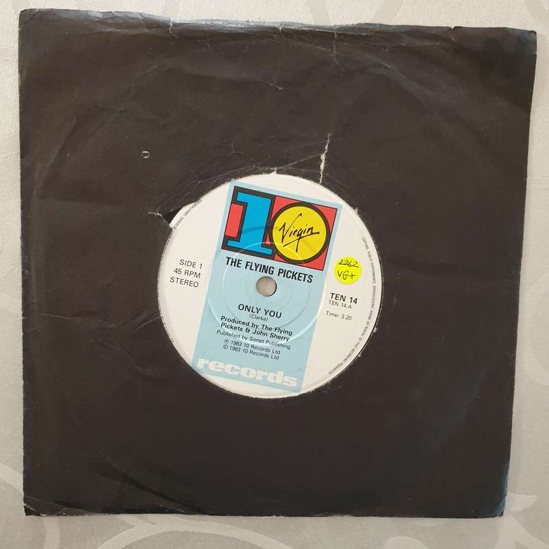 The Flying Pickets  Only You - Vinyl 7" Record - Very-Good+ Quality (VG+)