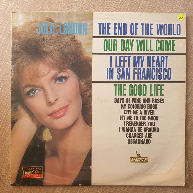 Julie London  The End Of The World - Vinyl LP Record - Very-Good+ Quality (VG+)
