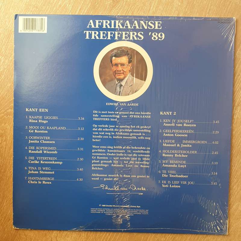 Afrikaanse Treffers '89 - Vinyl LP Record - Very-Good+ Quality (VG+)