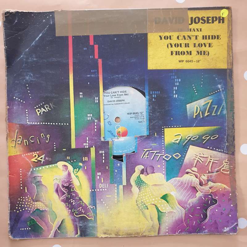 David Joseph  You Can't Hide (Your Love From Me)  - Vinyl LP Record - Fair Quality (F)