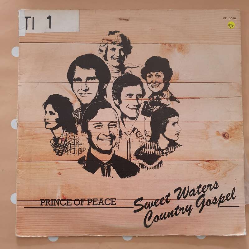 Prince of Peace - Sweet Waters Country Gospel - Vinyl LP Record - Very-Good+ Quality (VG+)