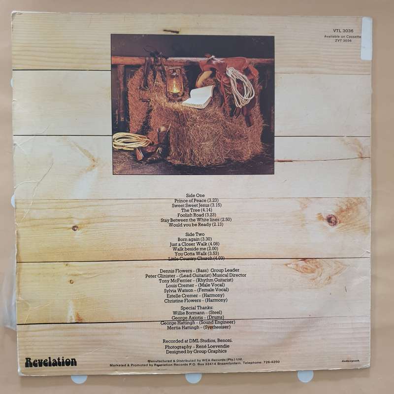 Prince of Peace - Sweet Waters Country Gospel - Vinyl LP Record - Very-Good+ Quality (VG+)