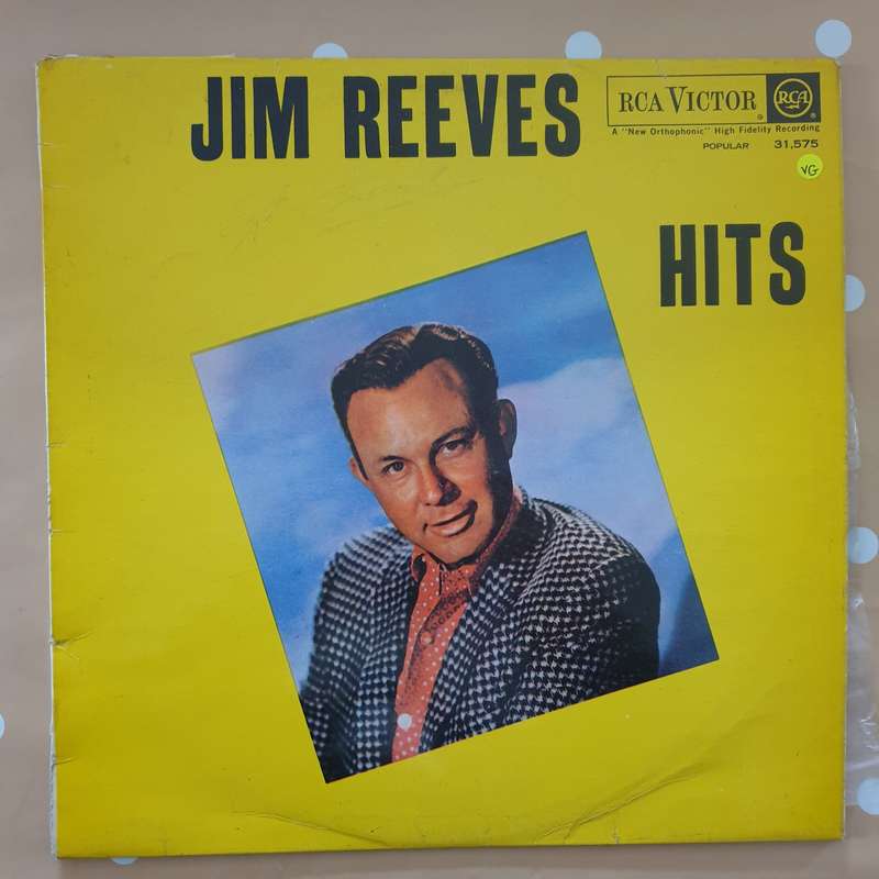 Jim Reeves - Hits - Vinyl LP Record - Very-Good Quality (VG)