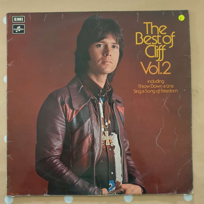 Cliff Richard - The Best of Cliff - Vol 2 - Vinyl LP Record - Fair Quality (F)