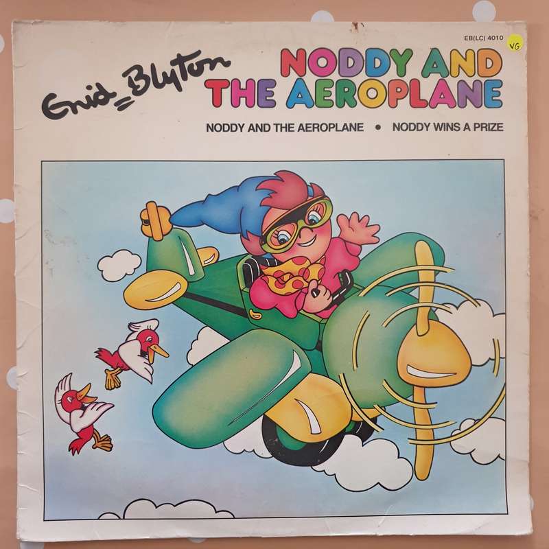 Enid Blyton - Noddy and the Aeroplane - Vinyl LP Record - Very-Good Quality (VG)