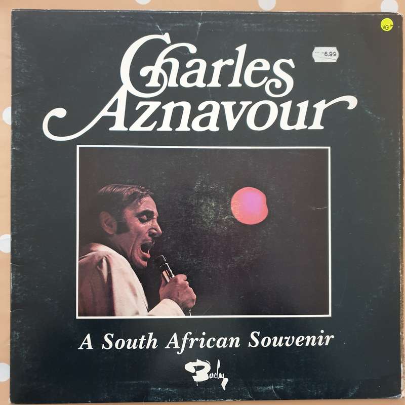 Charles Aznavour  A South African Souvenir  -  Vinyl LP Record - Very-Good+ Quality (VG+)