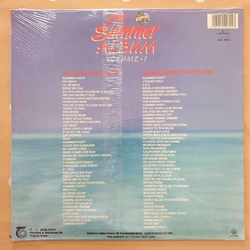The Summer Album Vol 1 -  Vinyl Record LP - Sealed
