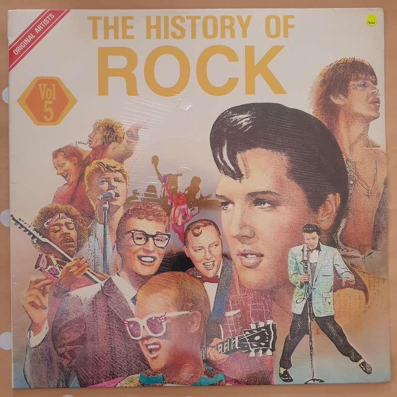 The History of Rock - Vol 5 - Original Artists -  Vinyl Record LP - Sealed
