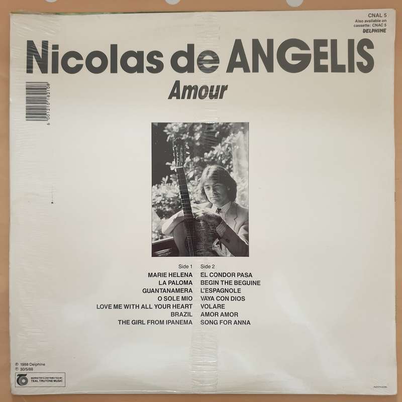Nicolas De Angelis - Amour - Vinyl Record LP - Sealed