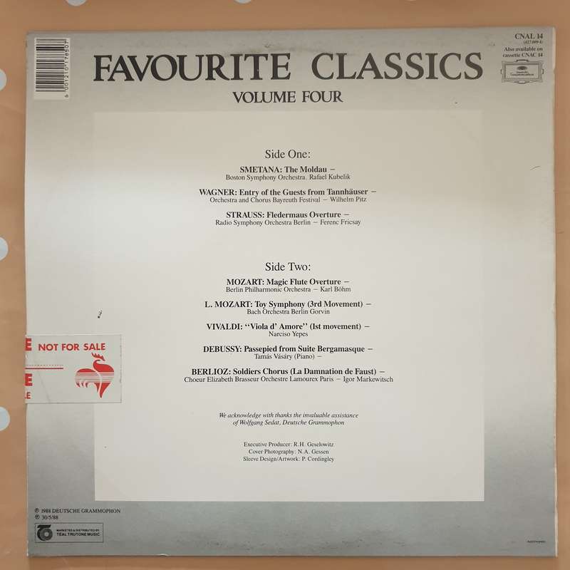 Favourite Classics - Volume Four - Vinyl Record LP - Sealed