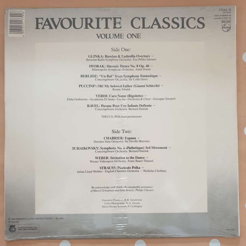 Favourite Classics - Volume One - Vinyl Record LP - Sealed